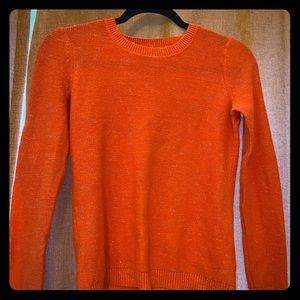 Salmon sparkly kids long sleeve shirt/sweater
